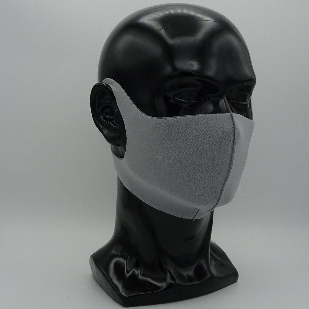 5 PCS Washable Reusable Face Cover - Gray Color